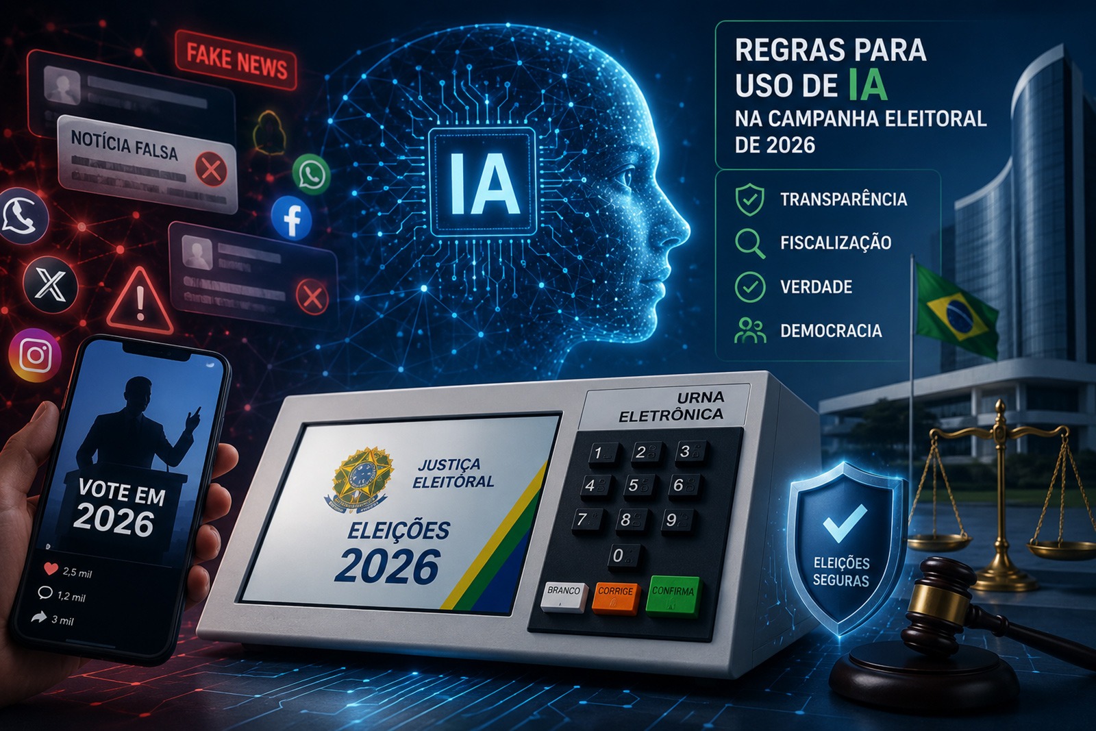 Por dentro das Eleições: conheça as regras sobre uso de IA na campanha eleitoral de 2026