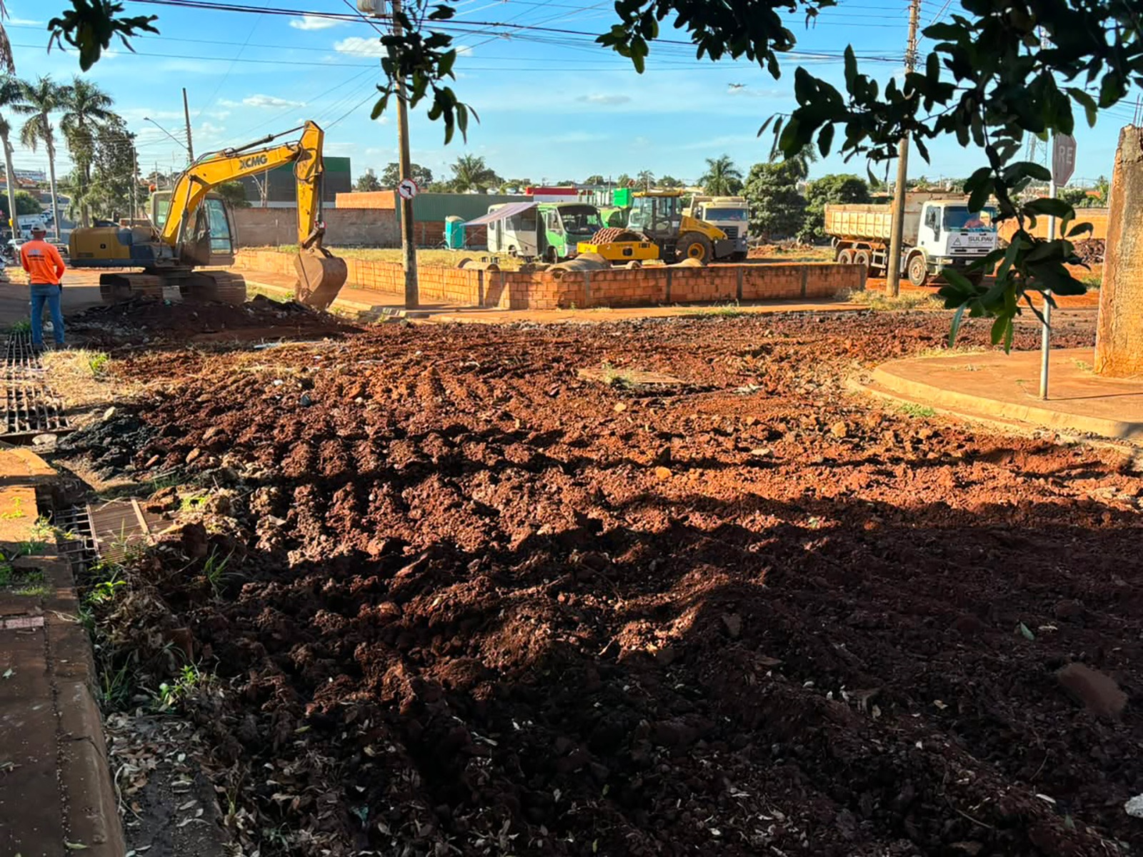 Obras de recuperação da Rua Rotary são iniciadas em Ituverava