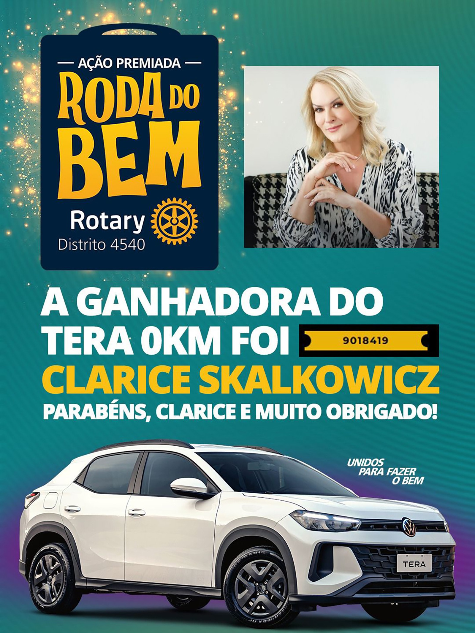 Campanha Roda do Bem do Rotary Club foi considerada um sucesso