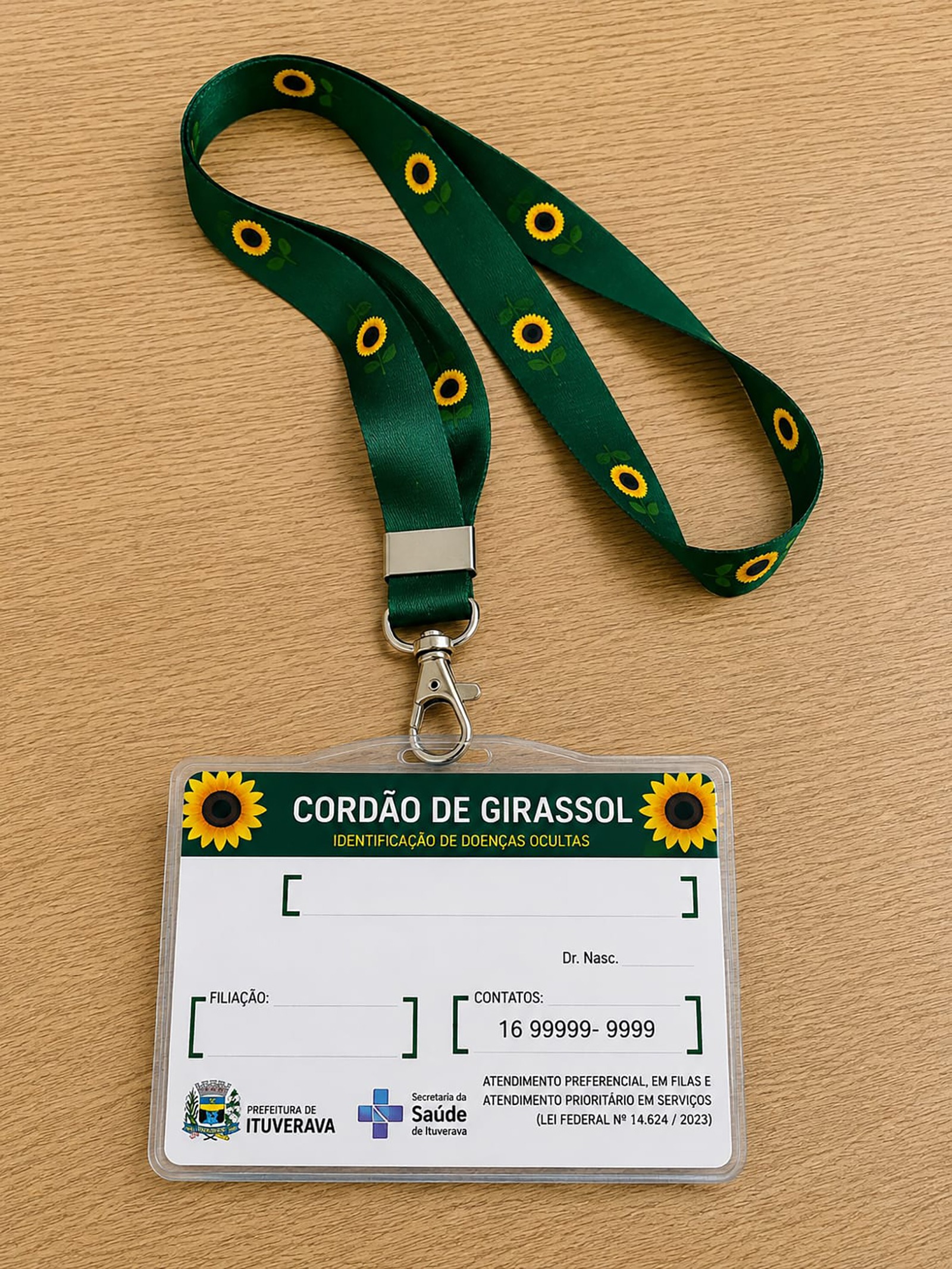 Ituverava regulamenta Cordão de Girassol para identificação de deficiências ocultas