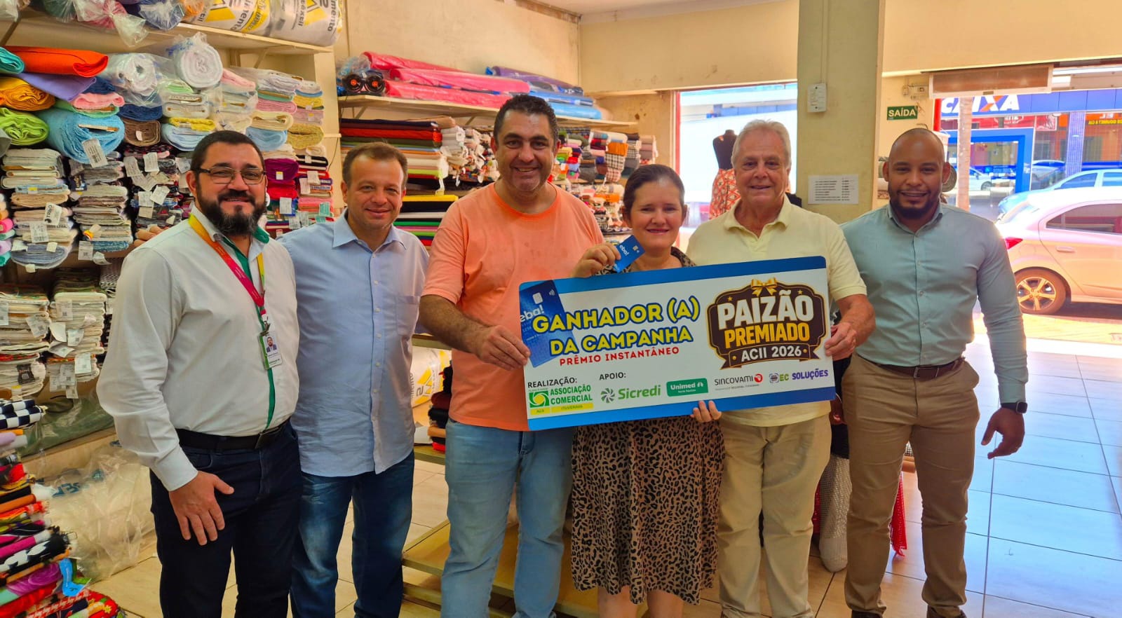ACII divulga primeiros ganhadores da Campanha Paizão Premiado 2026
