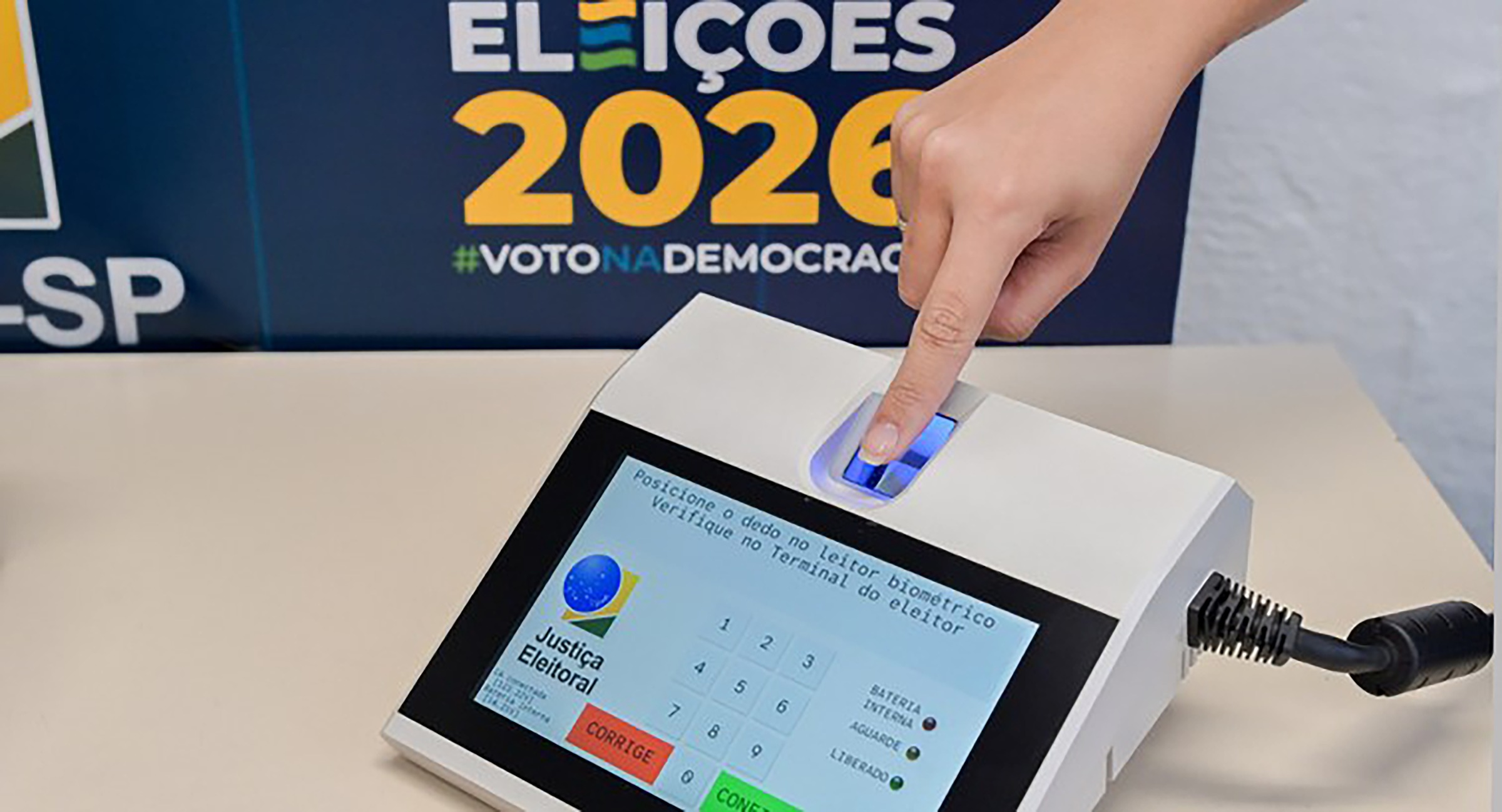 Eleitor sem biometria cadastrada pela Justiça Eleitoral pode votar em outubro