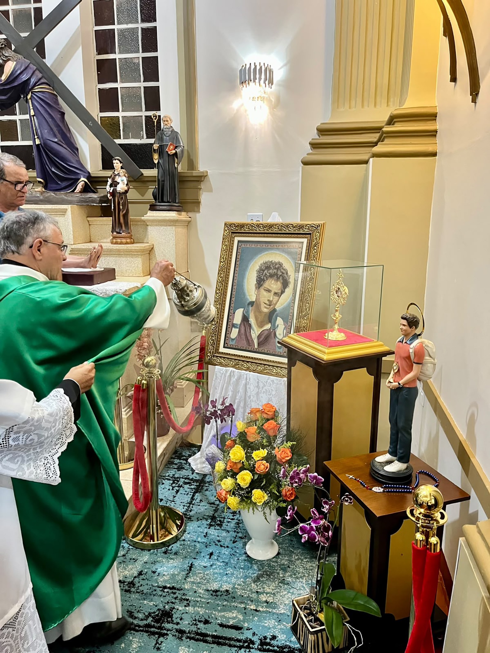 Relíquia de São Carlo Acutis passa a ficar permanentemente em Ituverava
