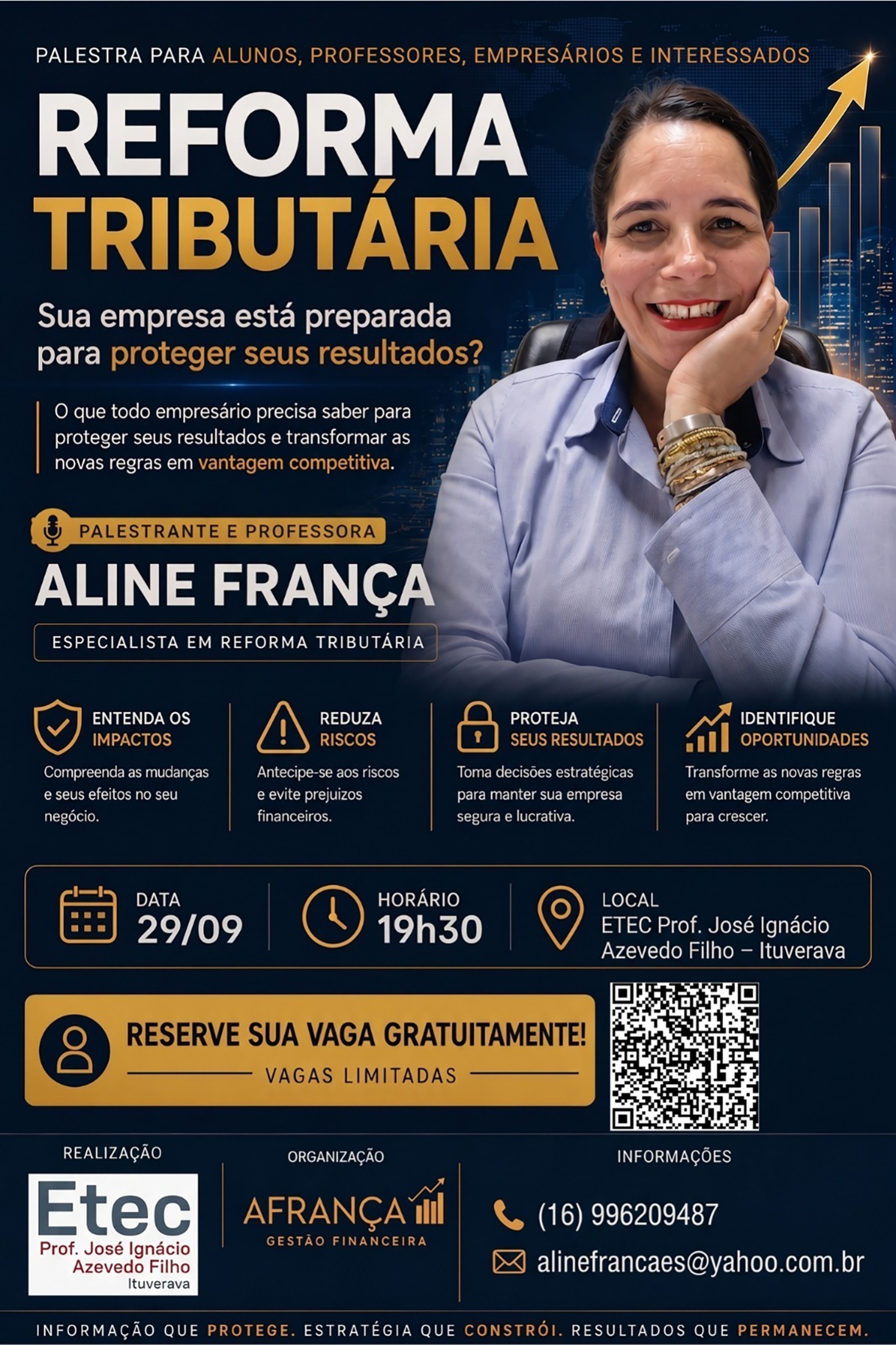 Etec promove palestra sobre Reforma Tributária dia 29 de setembro, terça-feira