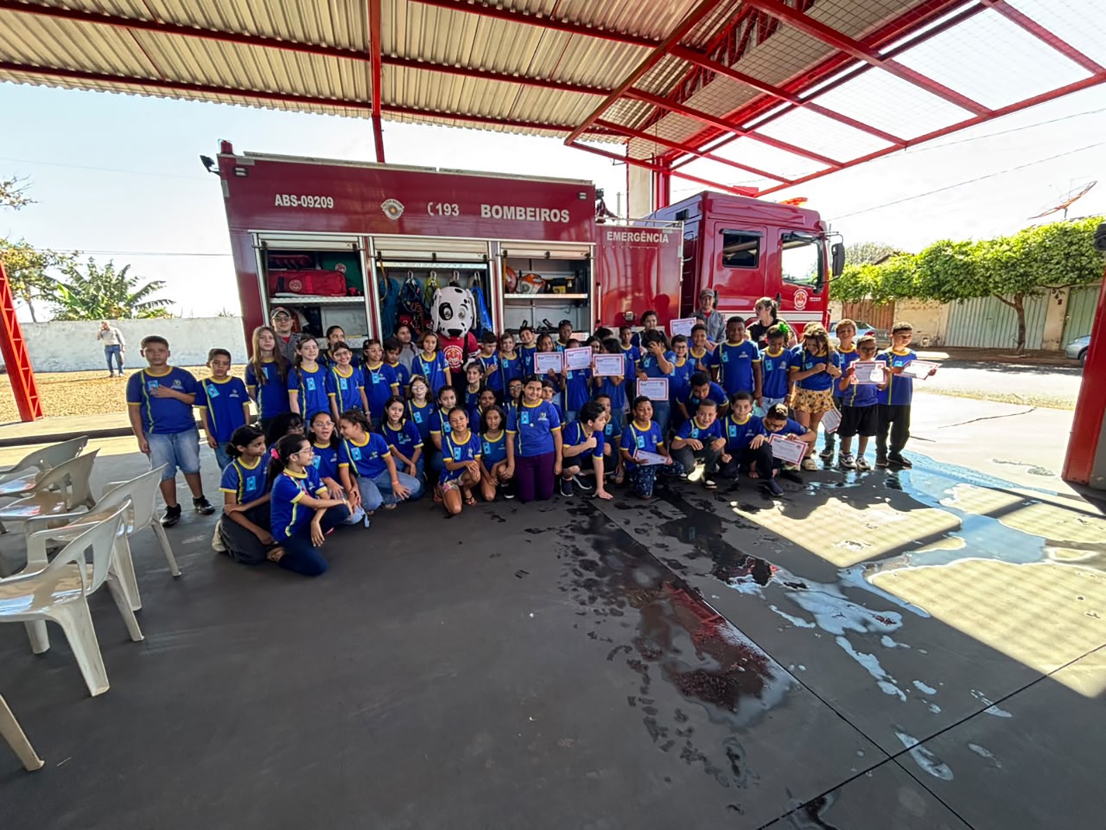 Bombeiros na Escola leva prevenção e segurança às salas de aula de Ituverava