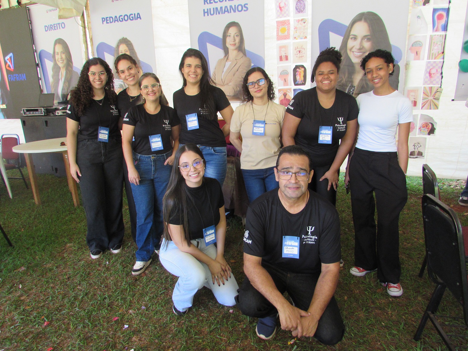 Primeira turma de Psicologia participa da Expo Fafram 2026