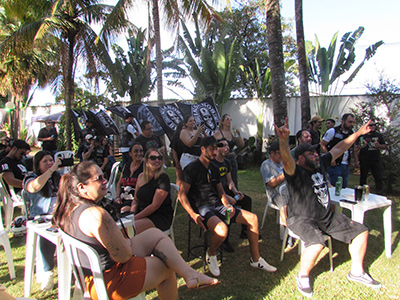 Insanos Moto Clube em evento realizado sábado