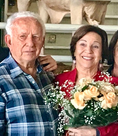 Ézio Athayde de Souza e a esposa, a professora Shirley Tristão Athayde de Souza