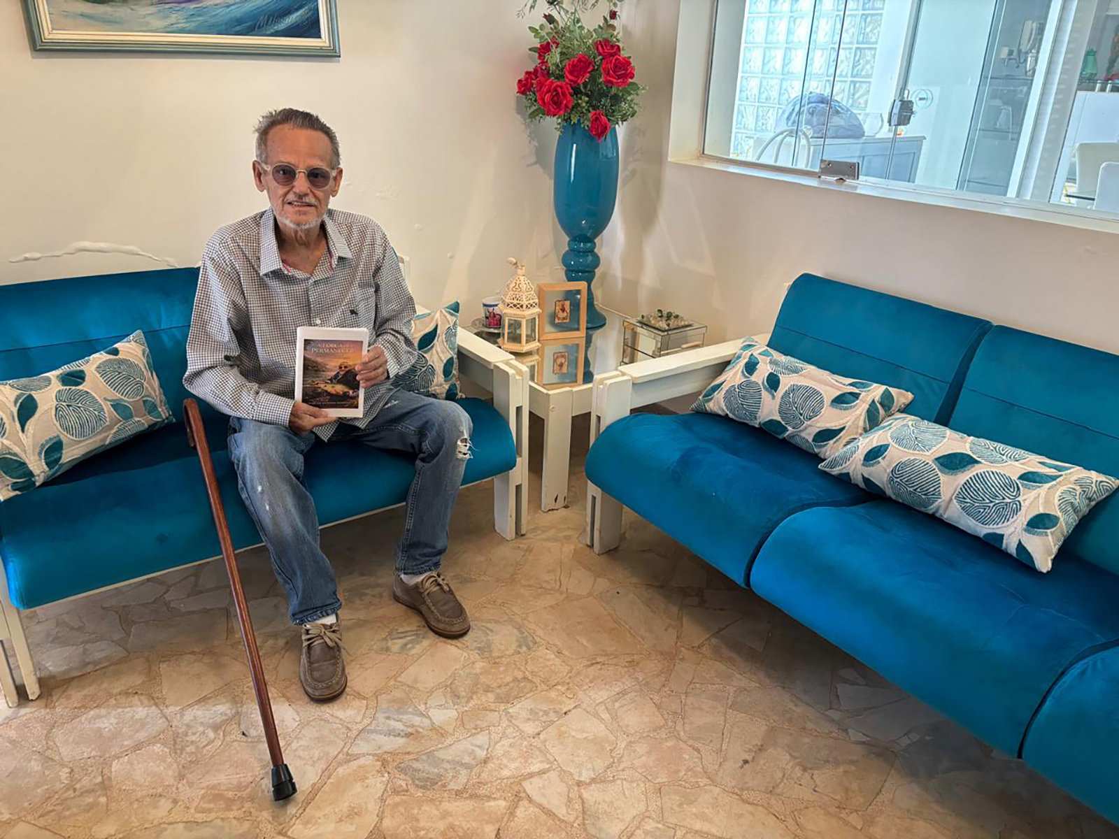 Marcos Antônio (“Gryllo”) quando apresentou seu livro