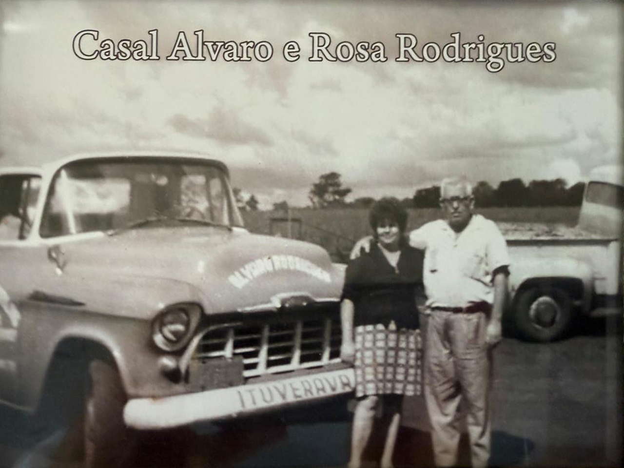 Os pais do empresário Busa,  Álvaro e Rosa Vieira Rodrigues