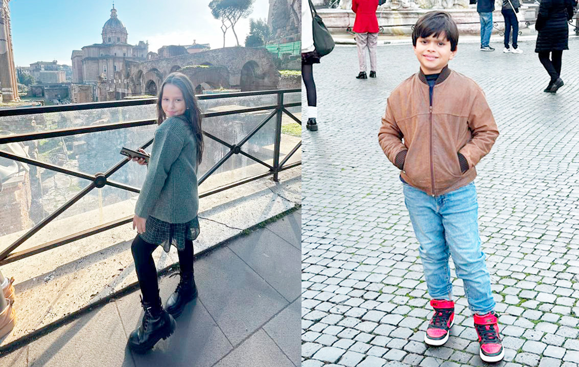 Dia 29 de abril, comemoram aniversário, Theo e Bella. Eles são filhos dos empresários Susi Rodrigues Abissamra e Mário Eduardo Abissamra, e tem a irmã Maria Eduarda Rodrigues Abissamra. São seus avós Luiz Carlos Rodrigues (“Busa”) e Sueli Rici Rodrigues (in memoriam) e Isaurita de Aguiar Abissamra e Eduardo Abissamra. Os irmãos recebem os parabéns dos pais, da irmã, avós, familiares e amigos