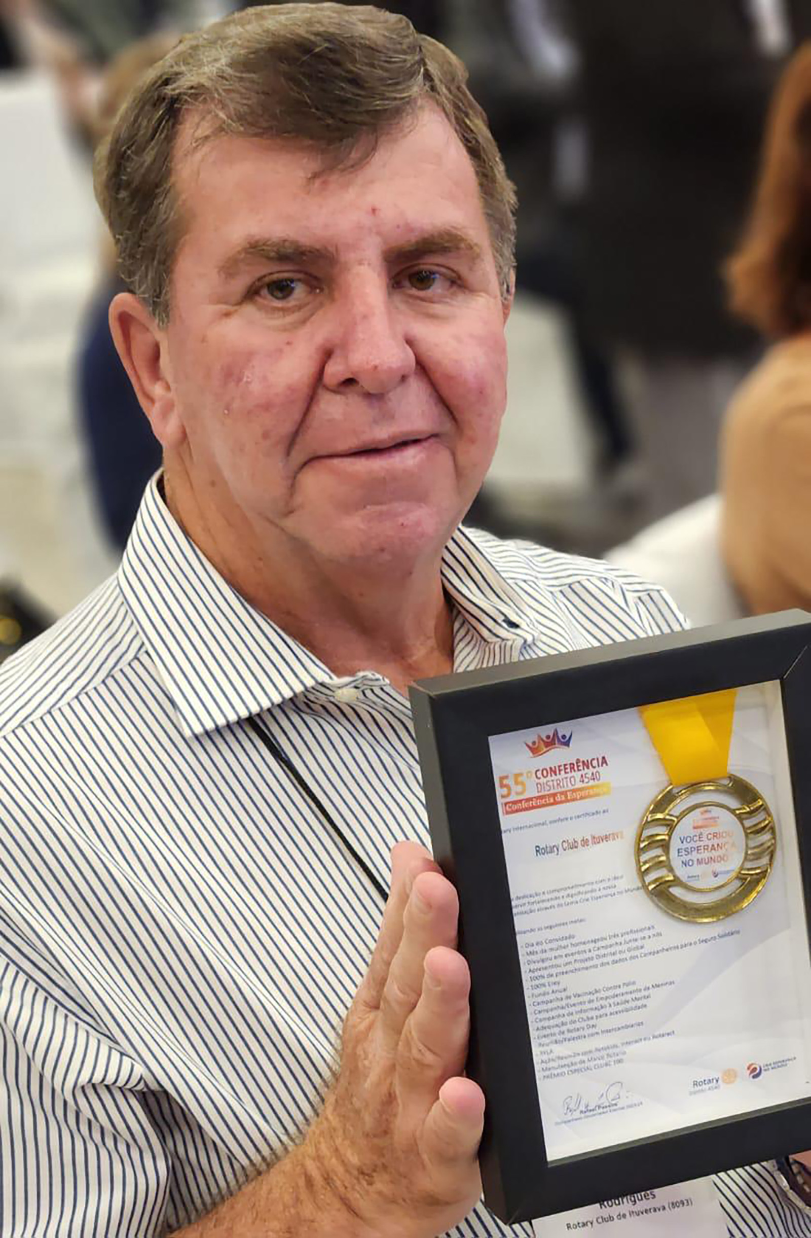 Dia 14 de outubro, comemora aniversário, o agropecuarista Jorge Luiz Machado Rodrigues, que foi presidente do Rotary Club de Ituverava. Ele recebe os parabéns da esposa Silvana Vilela de Souza Machado, dos filhos Marcele Cyrilo Machado Rodrigues, Yasmim Vilela Machado Rodrigues e Lincoln Vilela Machado Rodrigues, dos netos Victor Hugo, Artur e Helena Rodrigues Auler,  dos familiares e amigos